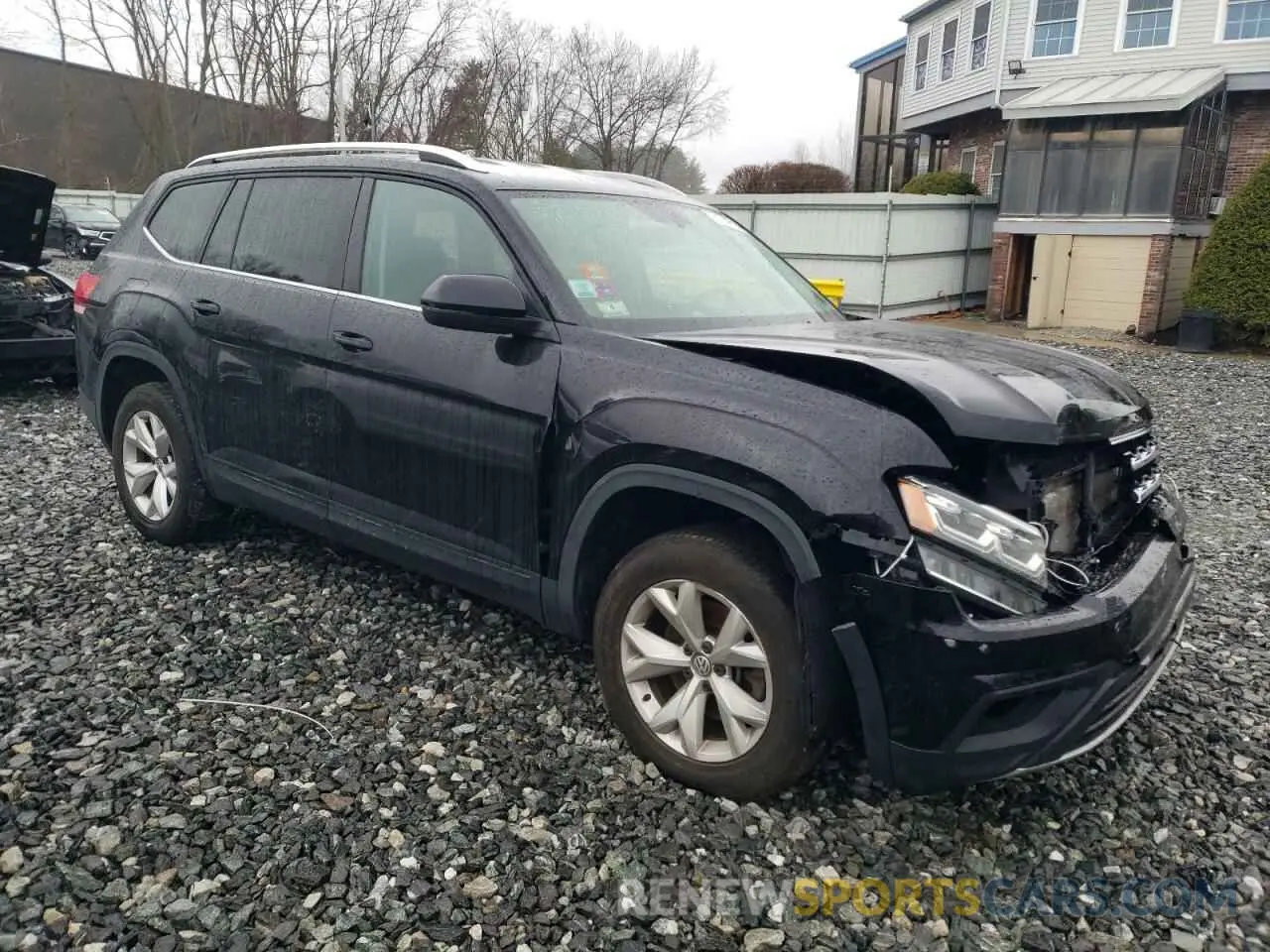 4 Фотография поврежденного автомобиля 1V2LR2CA6KC592782 VOLKSWAGEN ATLAS 2019
