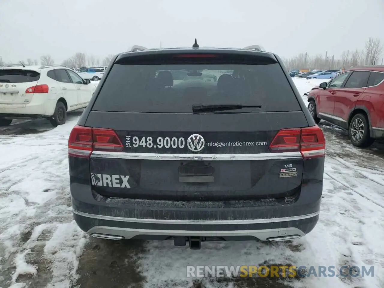 6 Photograph of a damaged car 1V2MR2CA2KC606617 VOLKSWAGEN ATLAS 2019