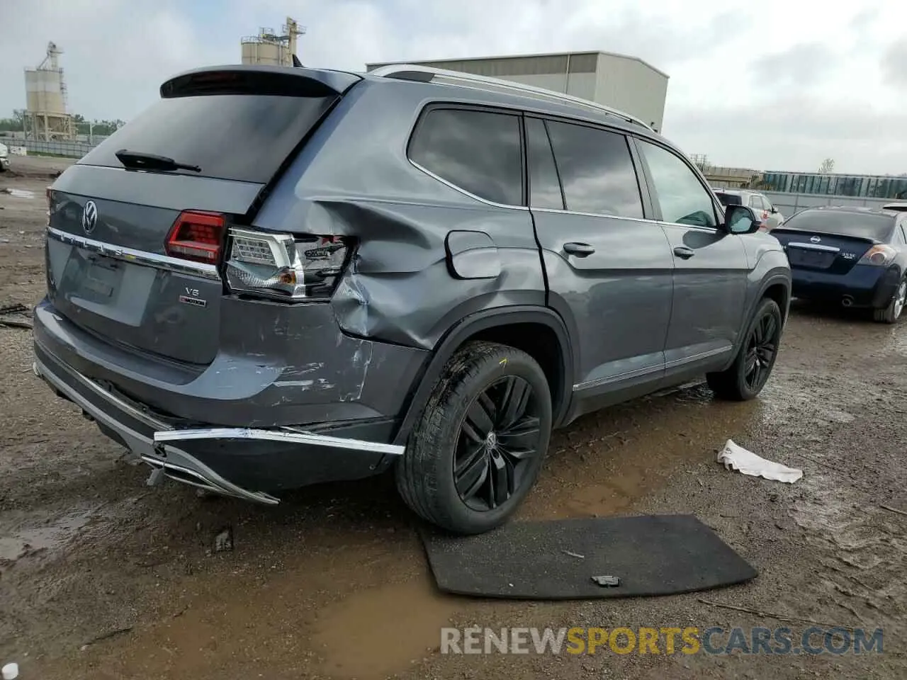 3 Фотография поврежденного автомобиля 1V2MR2CA5KC539270 VOLKSWAGEN ATLAS 2019