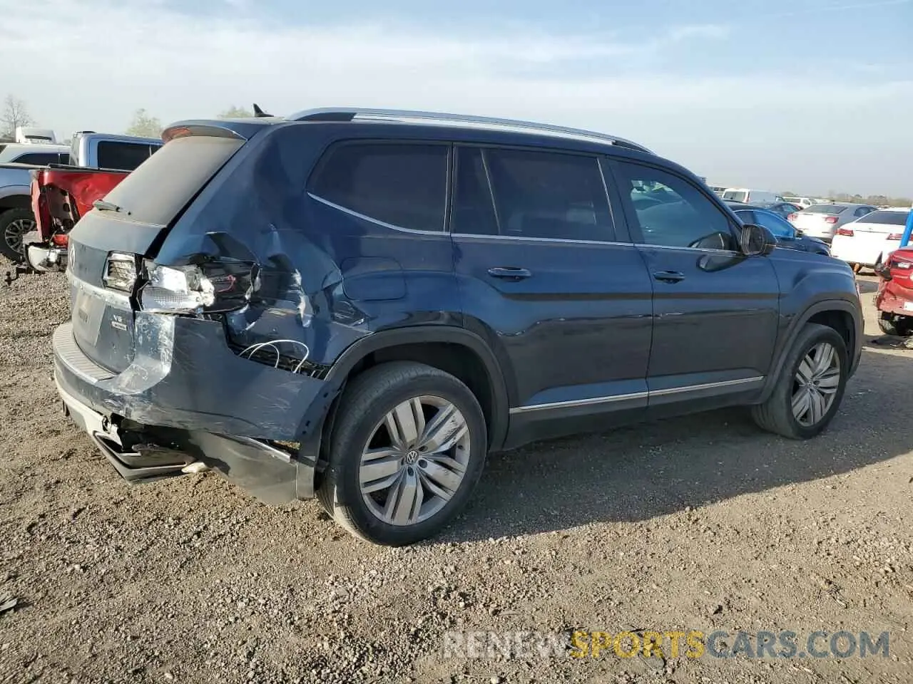 3 Photograph of a damaged car 1V2MR2CA5KC557039 VOLKSWAGEN ATLAS 2019