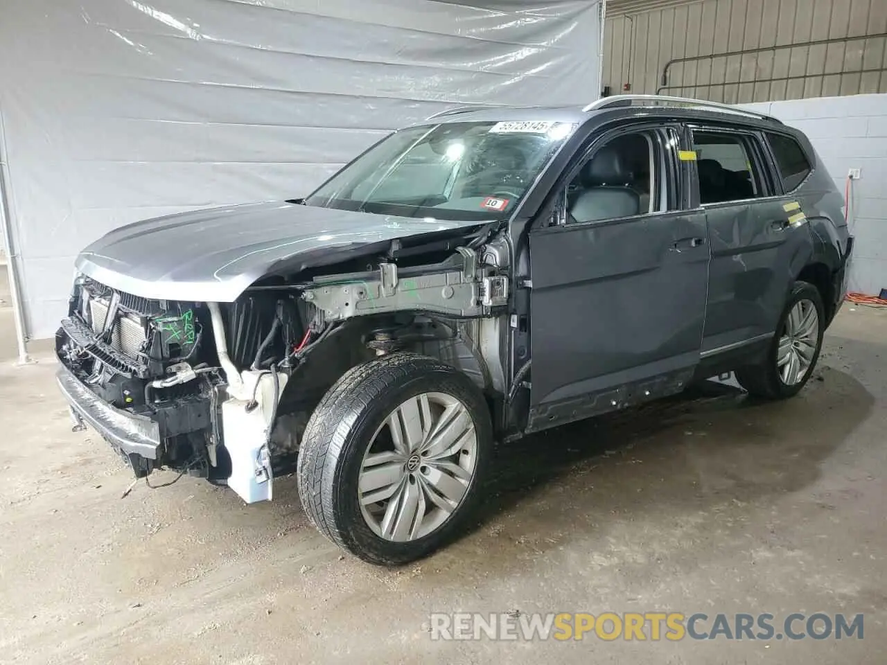 1 Photograph of a damaged car 1V2MR2CA7KC596473 VOLKSWAGEN ATLAS 2019