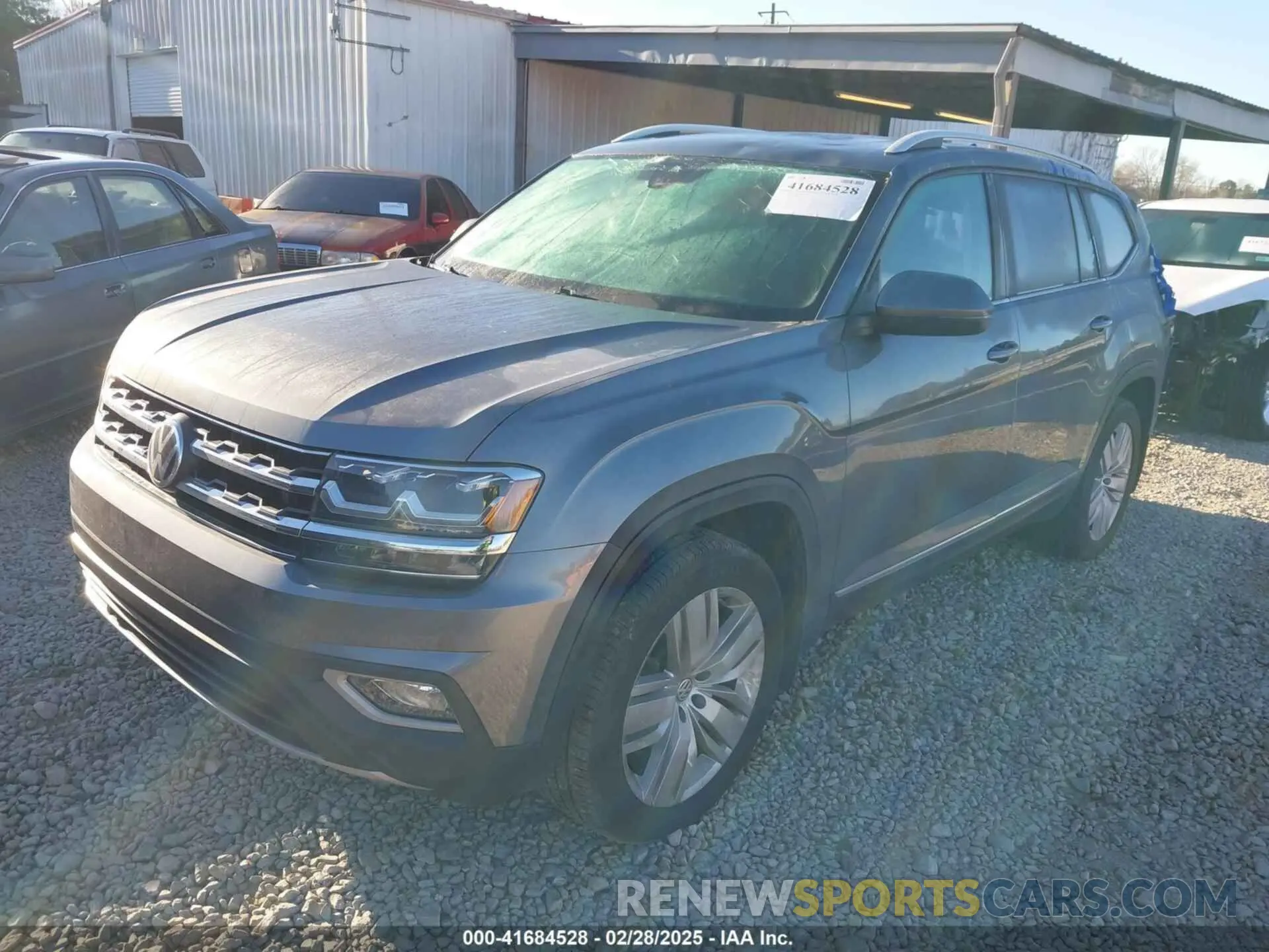 2 Photograph of a damaged car 1V2MR2CA9KC515585 VOLKSWAGEN ATLAS 2019