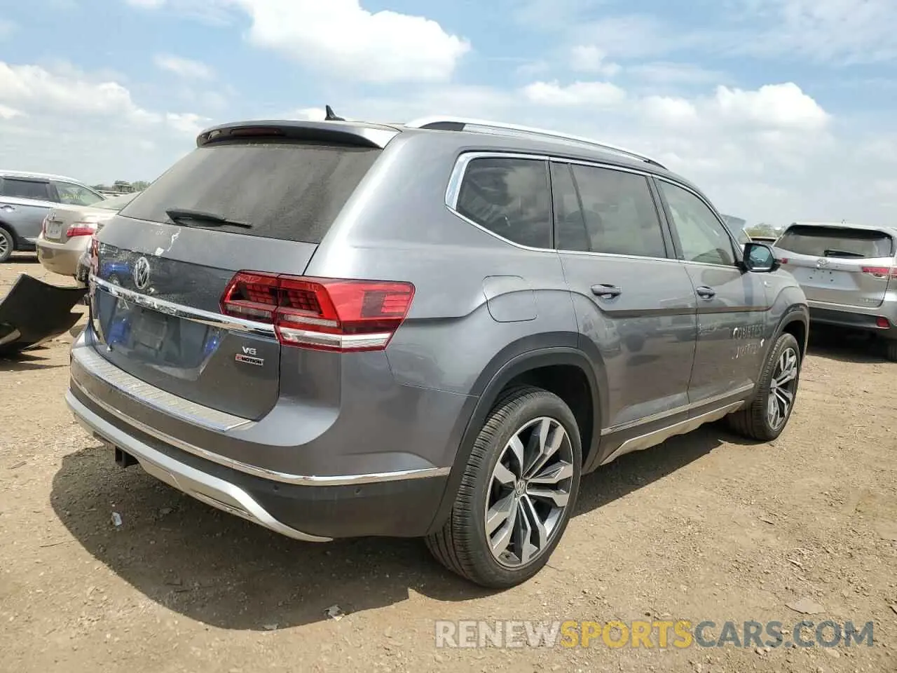 3 Photograph of a damaged car 1V2NR2CA3KC575995 VOLKSWAGEN ATLAS 2019