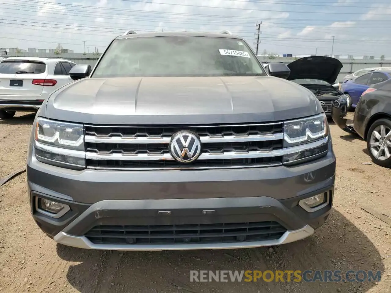 5 Photograph of a damaged car 1V2NR2CA3KC575995 VOLKSWAGEN ATLAS 2019
