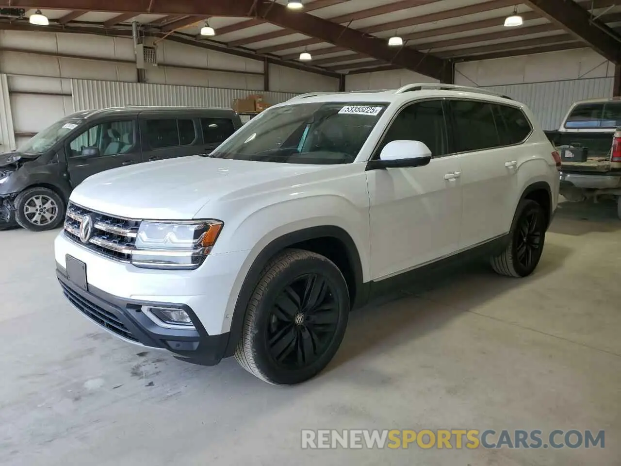 1 Photograph of a damaged car 1V2NR2CA4KC534050 VOLKSWAGEN ATLAS 2019