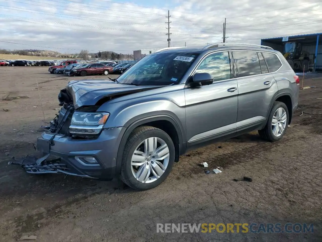 1 Photograph of a damaged car 1V2NR2CA4KC550880 VOLKSWAGEN ATLAS 2019