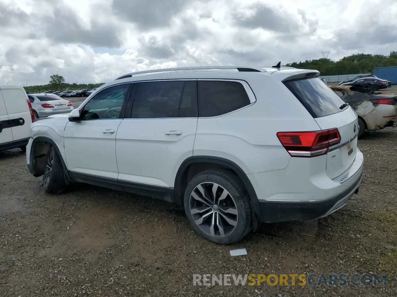 2 Photograph of a damaged car 1V2NR2CA6KC606060 VOLKSWAGEN ATLAS 2019