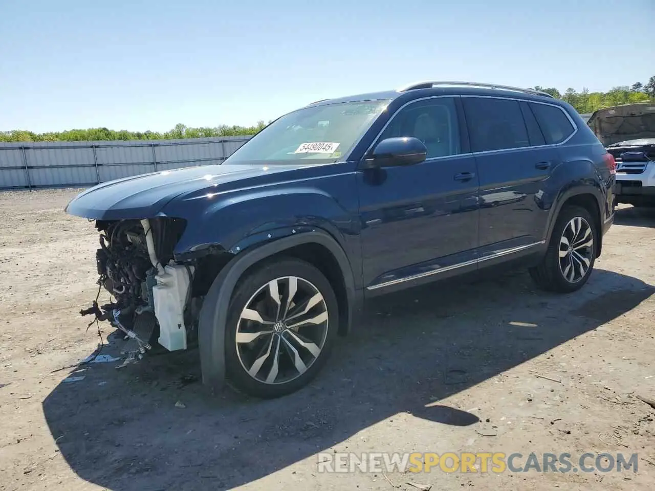 1 Photograph of a damaged car 1V2NR2CA9KC602262 VOLKSWAGEN ATLAS 2019