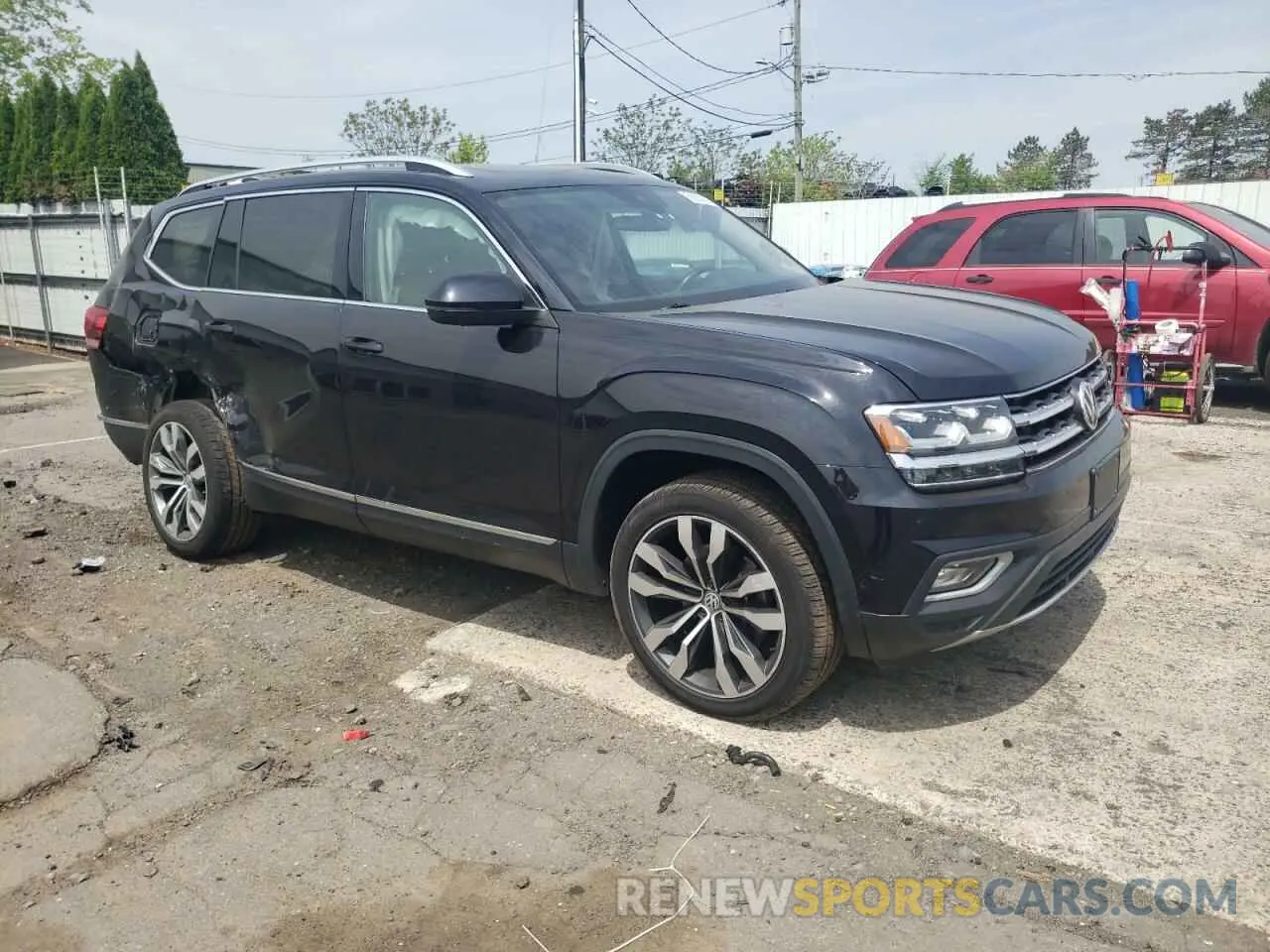 4 Фотография поврежденного автомобиля 1V2NR2CAXKC620253 VOLKSWAGEN ATLAS 2019