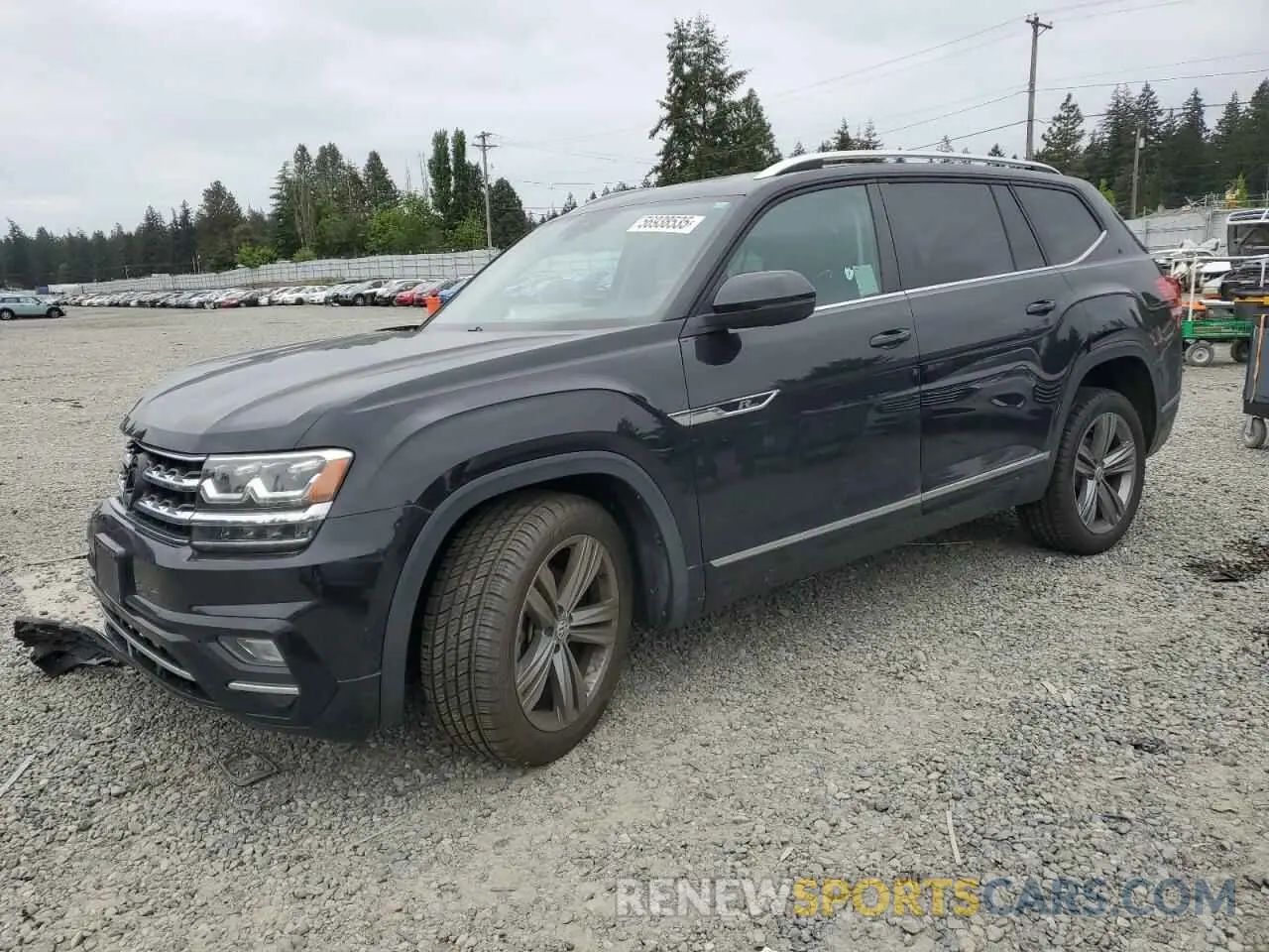 1 Photograph of a damaged car 1V2RR2CA0KC520762 VOLKSWAGEN ATLAS 2019