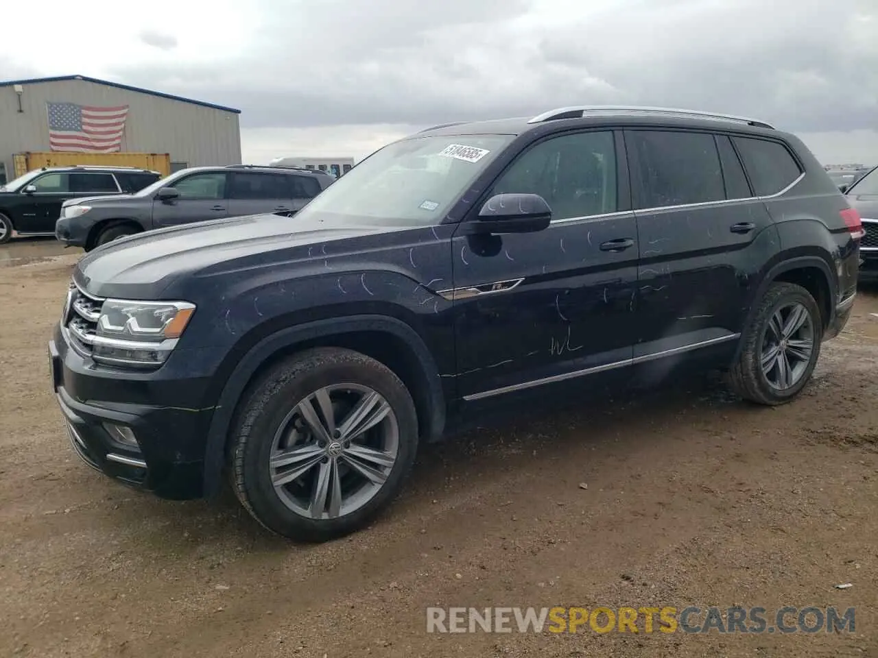 1 Photograph of a damaged car 1V2RR2CA7KC622527 VOLKSWAGEN ATLAS 2019