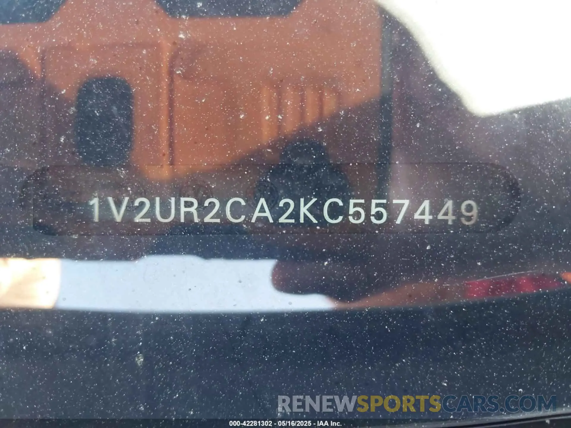 9 Фотография поврежденного автомобиля 1V2UR2CA2KC557449 VOLKSWAGEN ATLAS 2019