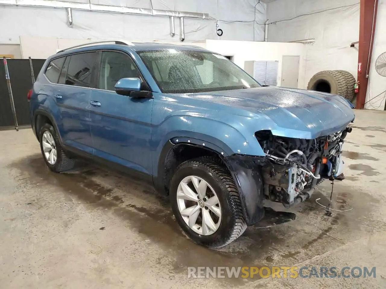 4 Photograph of a damaged car 1V2UR2CA3KC566838 VOLKSWAGEN ATLAS 2019