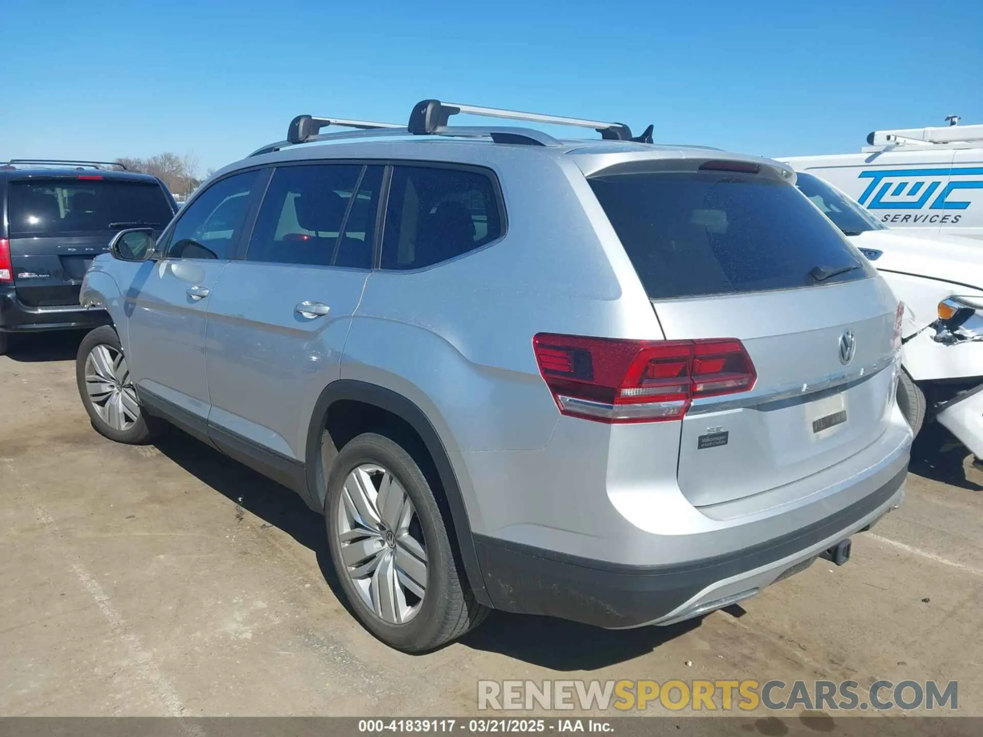 3 Фотография поврежденного автомобиля 1V2UR2CA6KC519836 VOLKSWAGEN ATLAS 2019