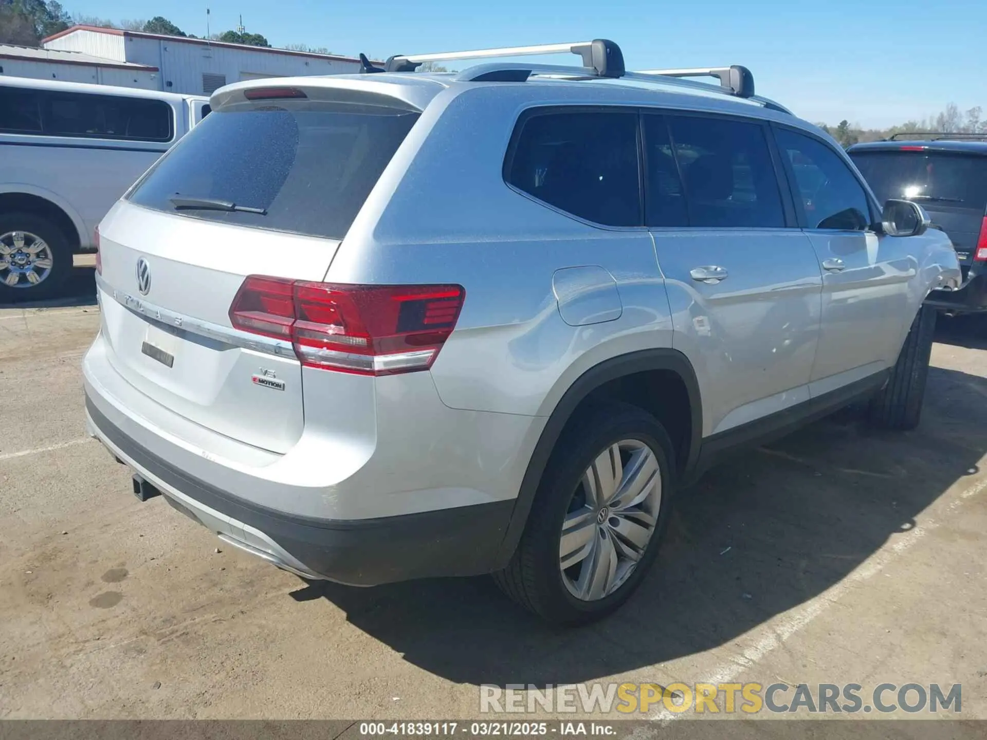 4 Фотография поврежденного автомобиля 1V2UR2CA6KC519836 VOLKSWAGEN ATLAS 2019