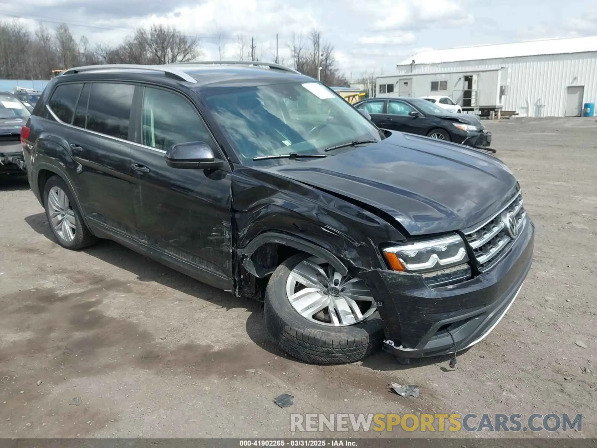 1 Photograph of a damaged car 1V2UR2CA6KC580992 VOLKSWAGEN ATLAS 2019