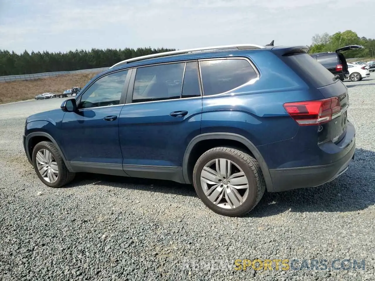 2 Photograph of a damaged car 1V2UR2CA6KC623887 VOLKSWAGEN ATLAS 2019