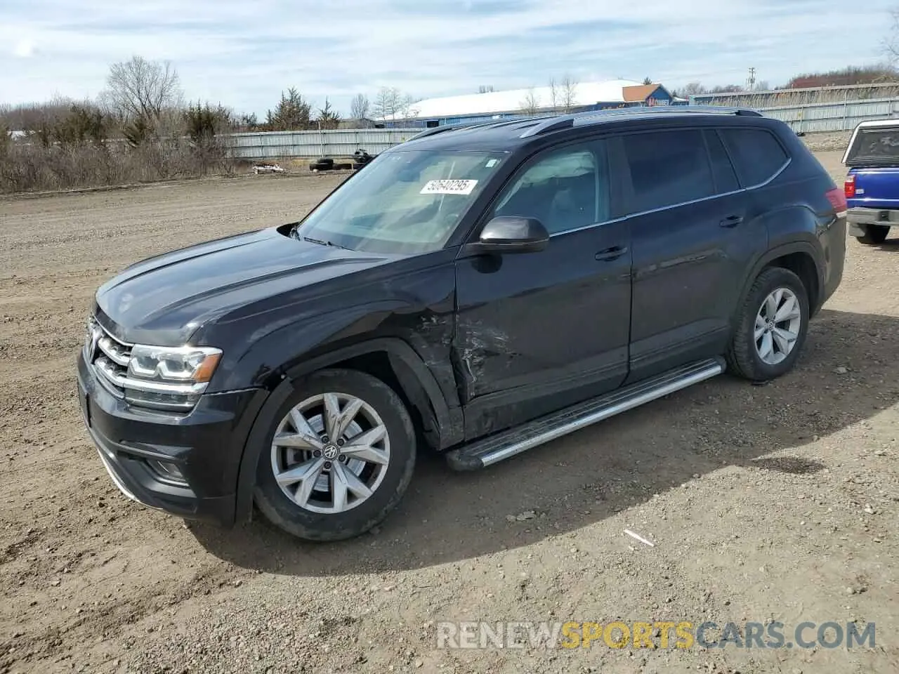 1 Photograph of a damaged car 1V2UR2CA7KC514595 VOLKSWAGEN ATLAS 2019