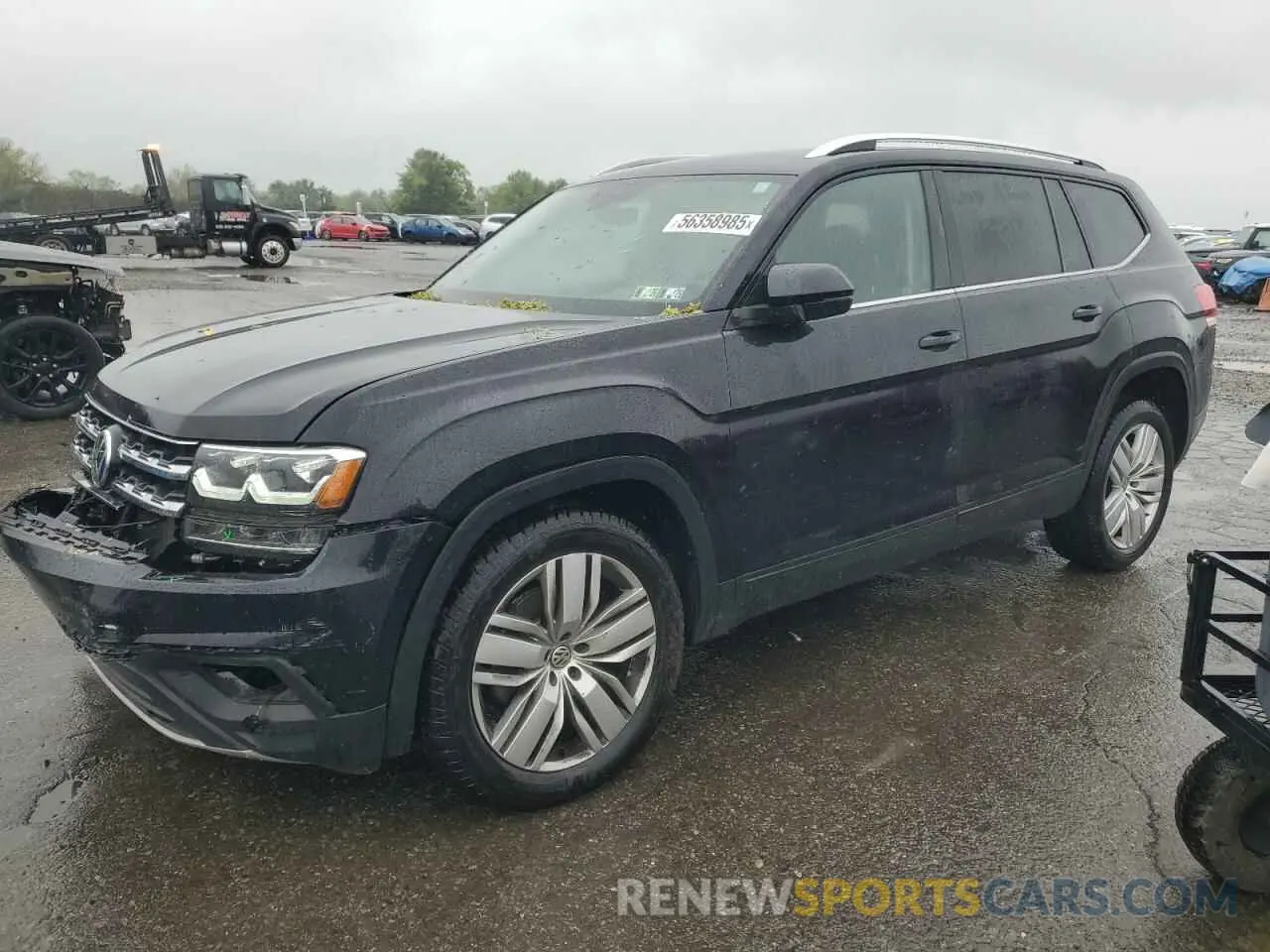 1 Photograph of a damaged car 1V2UR2CAXKC612150 VOLKSWAGEN ATLAS 2019
