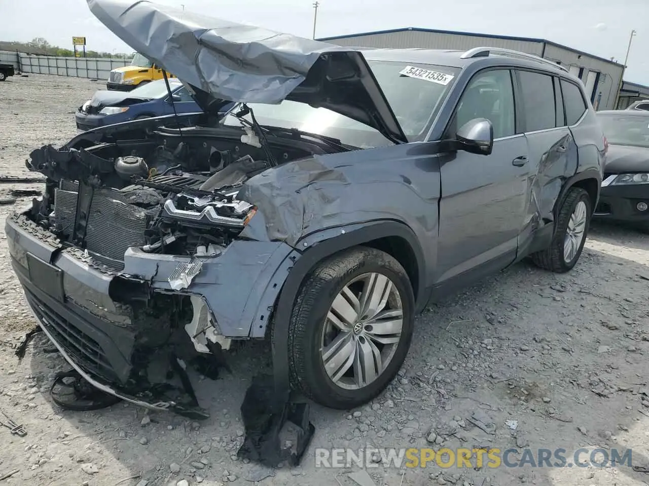 1 Photograph of a damaged car 1V2WR2CA0KC591088 VOLKSWAGEN ATLAS 2019