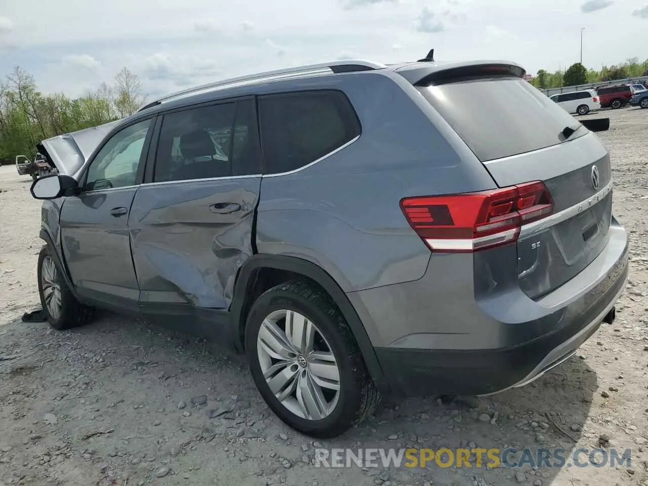 2 Photograph of a damaged car 1V2WR2CA0KC591088 VOLKSWAGEN ATLAS 2019