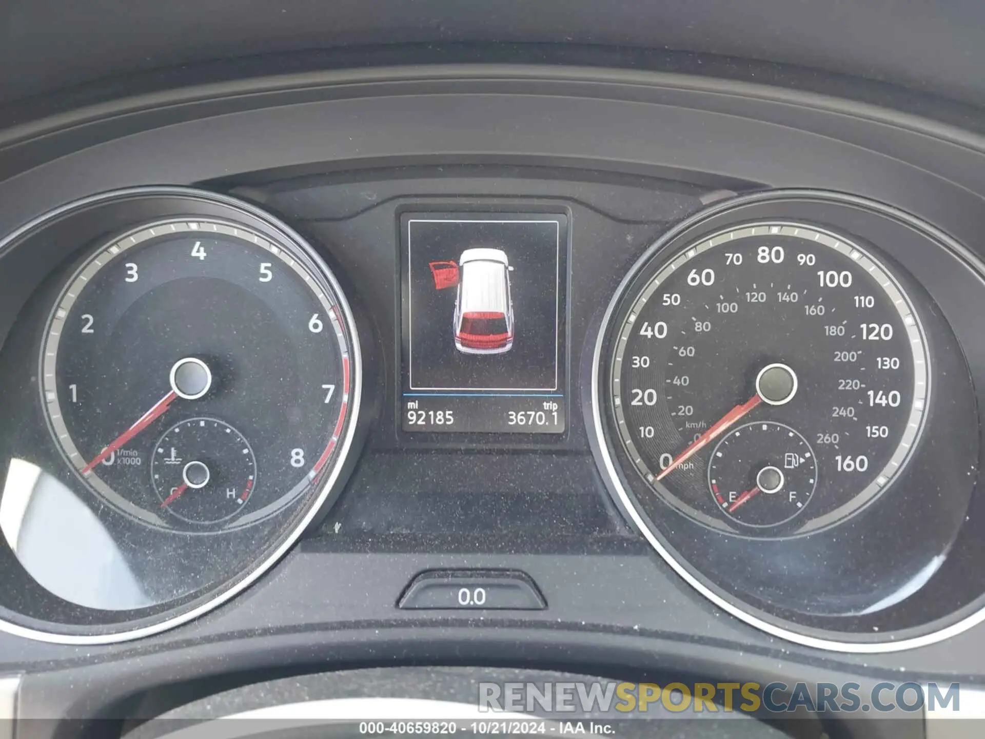 7 Photograph of a damaged car 1V2WR2CA1KC545124 VOLKSWAGEN ATLAS 2019