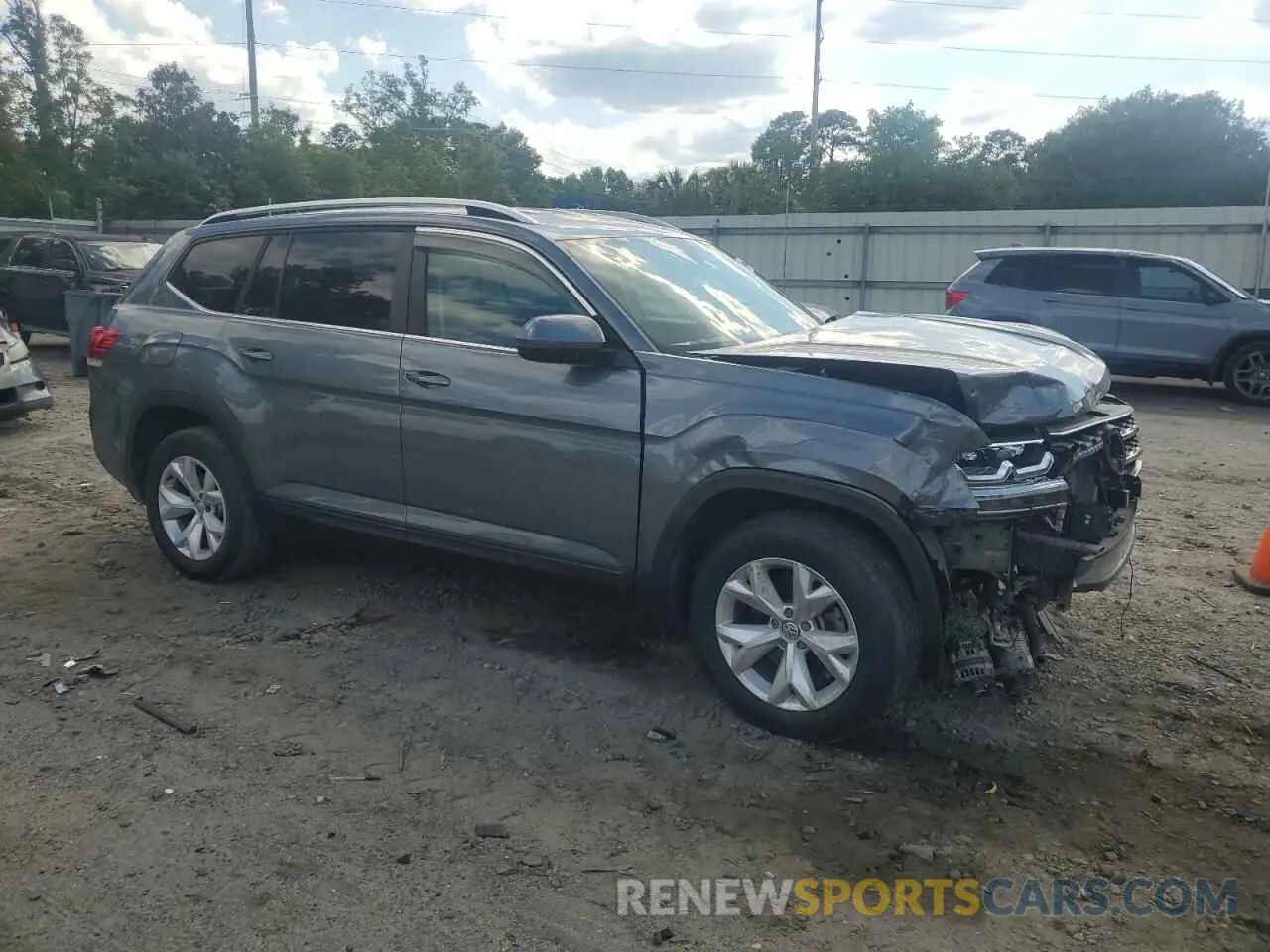 4 Фотография поврежденного автомобиля 1V2WR2CA4KC531413 VOLKSWAGEN ATLAS 2019