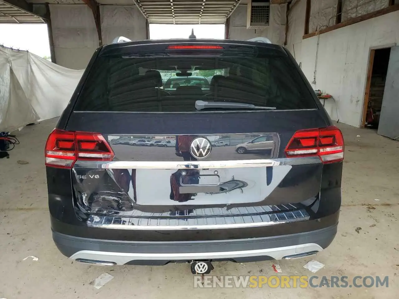 6 Photograph of a damaged car 1V2WR2CA7KC607593 VOLKSWAGEN ATLAS 2019