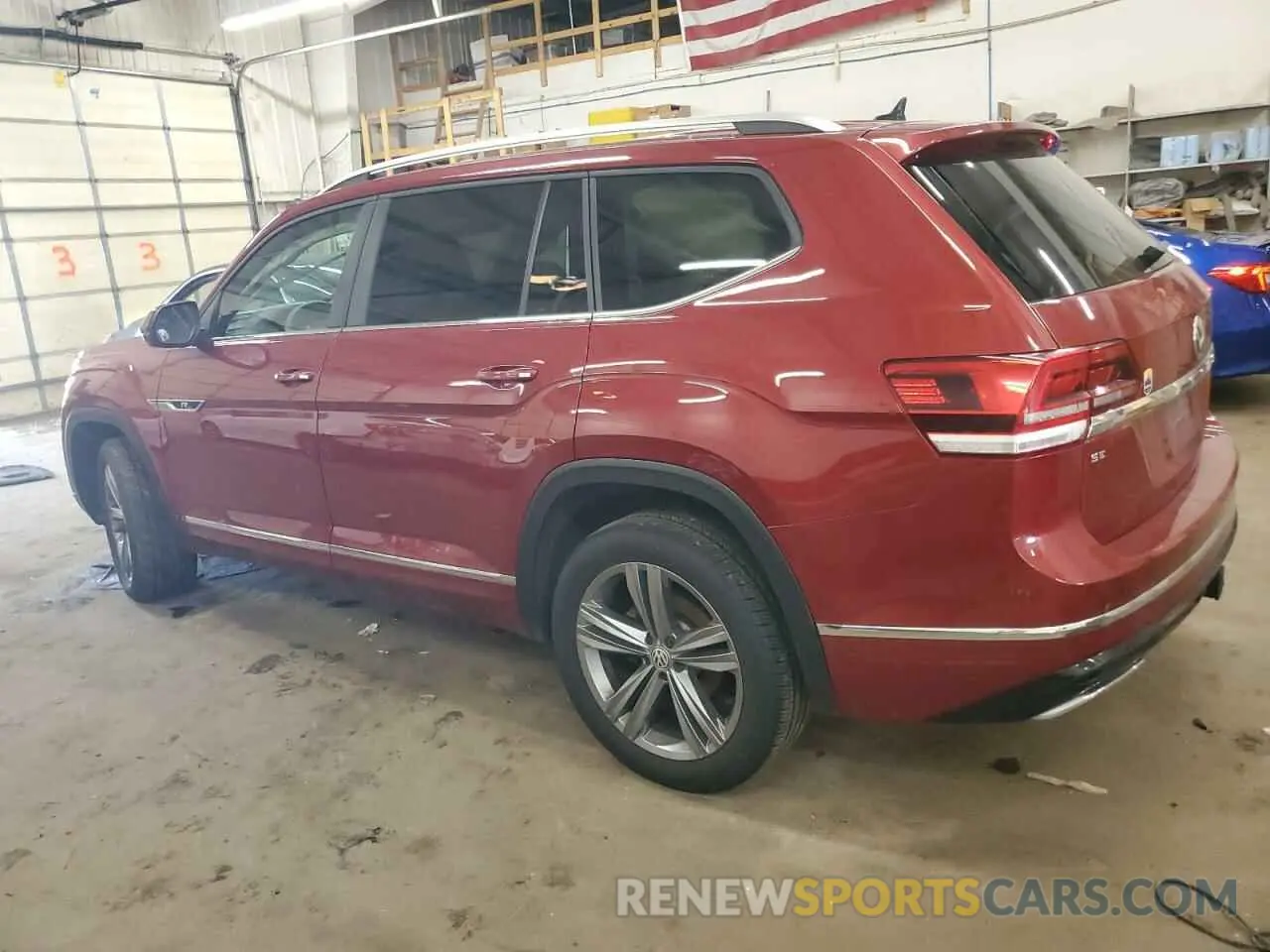 2 Фотография поврежденного автомобиля 1V2XR2CA6KC575711 VOLKSWAGEN ATLAS 2019