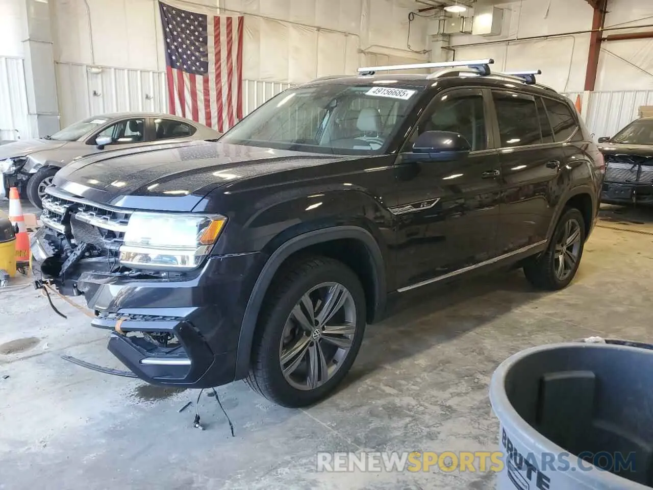 1 Photograph of a damaged car 1V2XR2CA6KC606410 VOLKSWAGEN ATLAS 2019