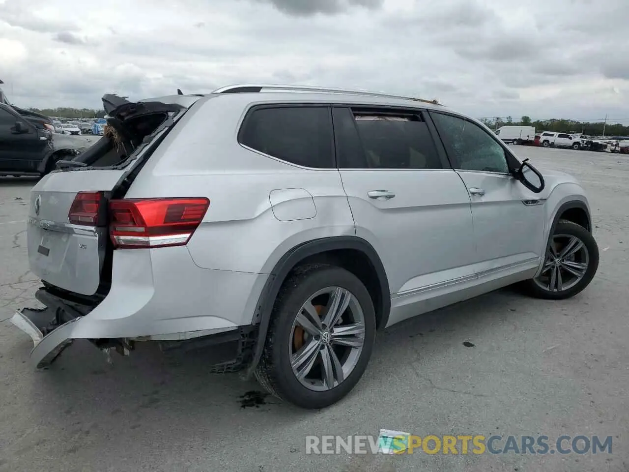3 Фотография поврежденного автомобиля 1V2YR2CA0KC599989 VOLKSWAGEN ATLAS 2019