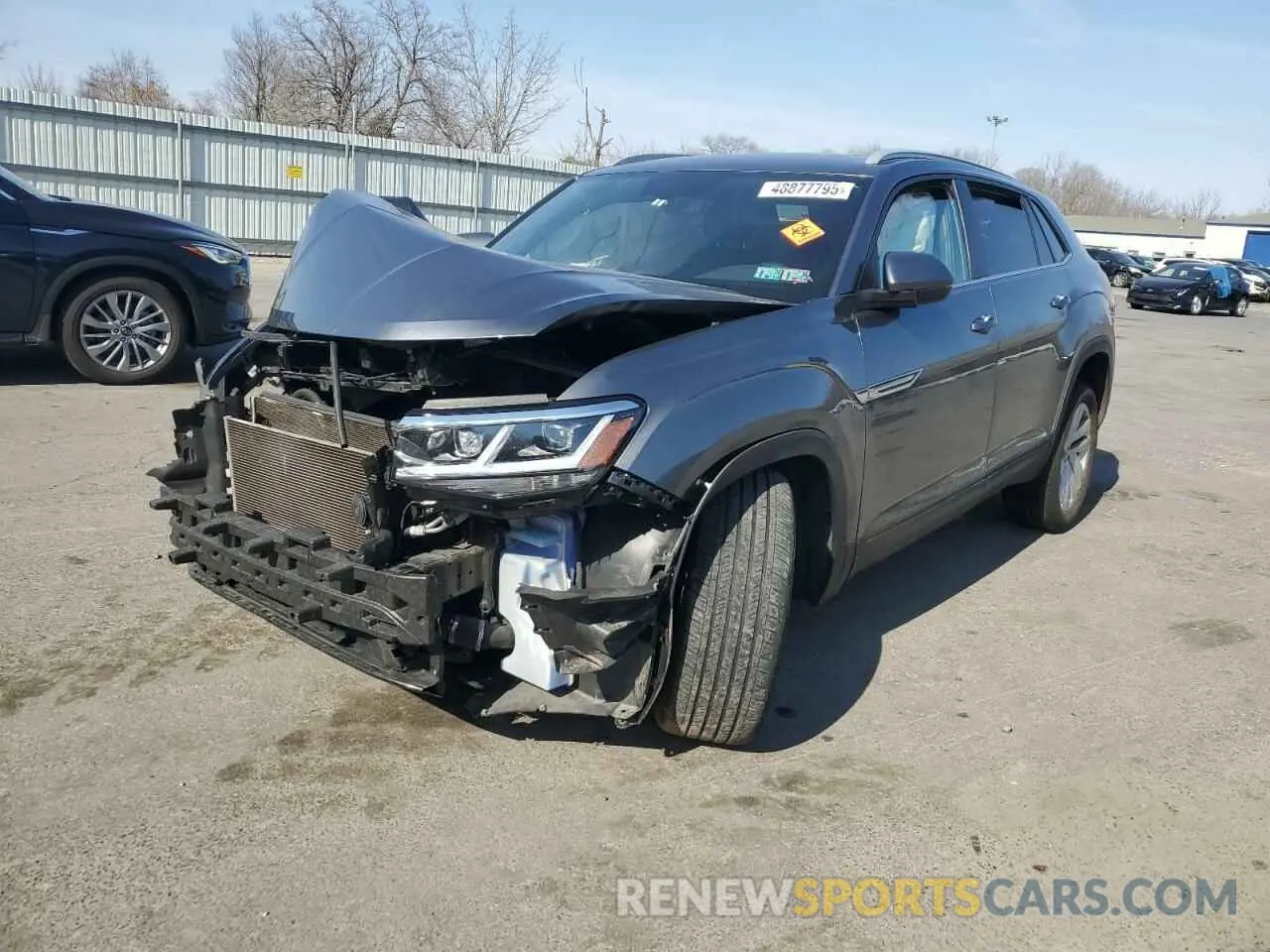 1 Photograph of a damaged car 1V26C2CA7LC203597 VOLKSWAGEN ATLAS 2020