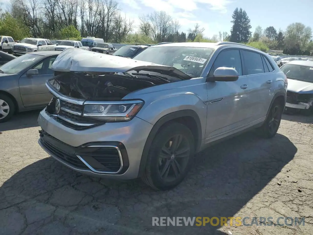 1 Photograph of a damaged car 1V26E2CA2LC231902 VOLKSWAGEN ATLAS 2020