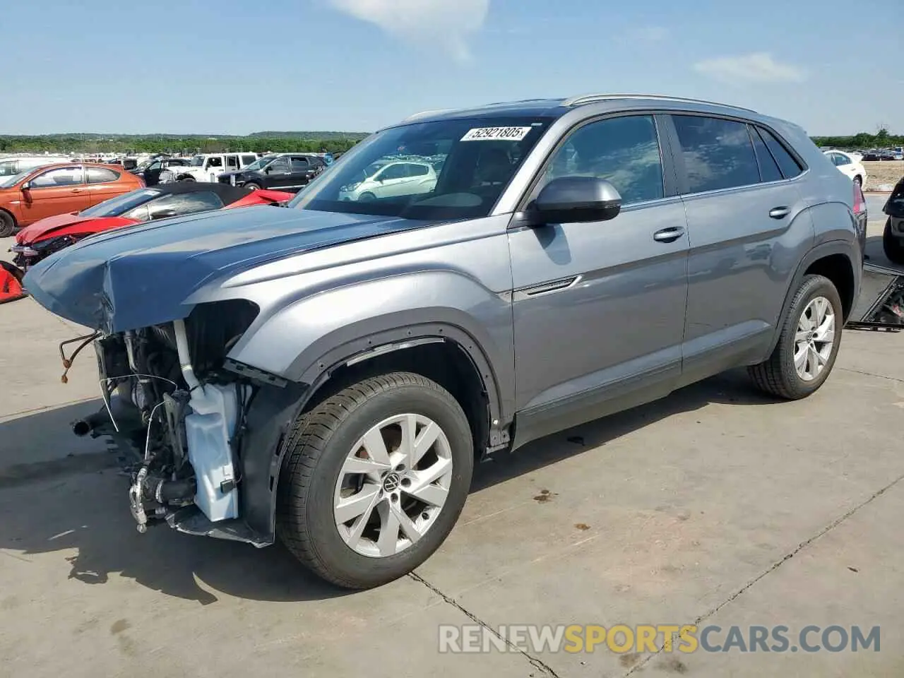 1 Photograph of a damaged car 1V2AC2CAXLC220453 VOLKSWAGEN ATLAS 2020