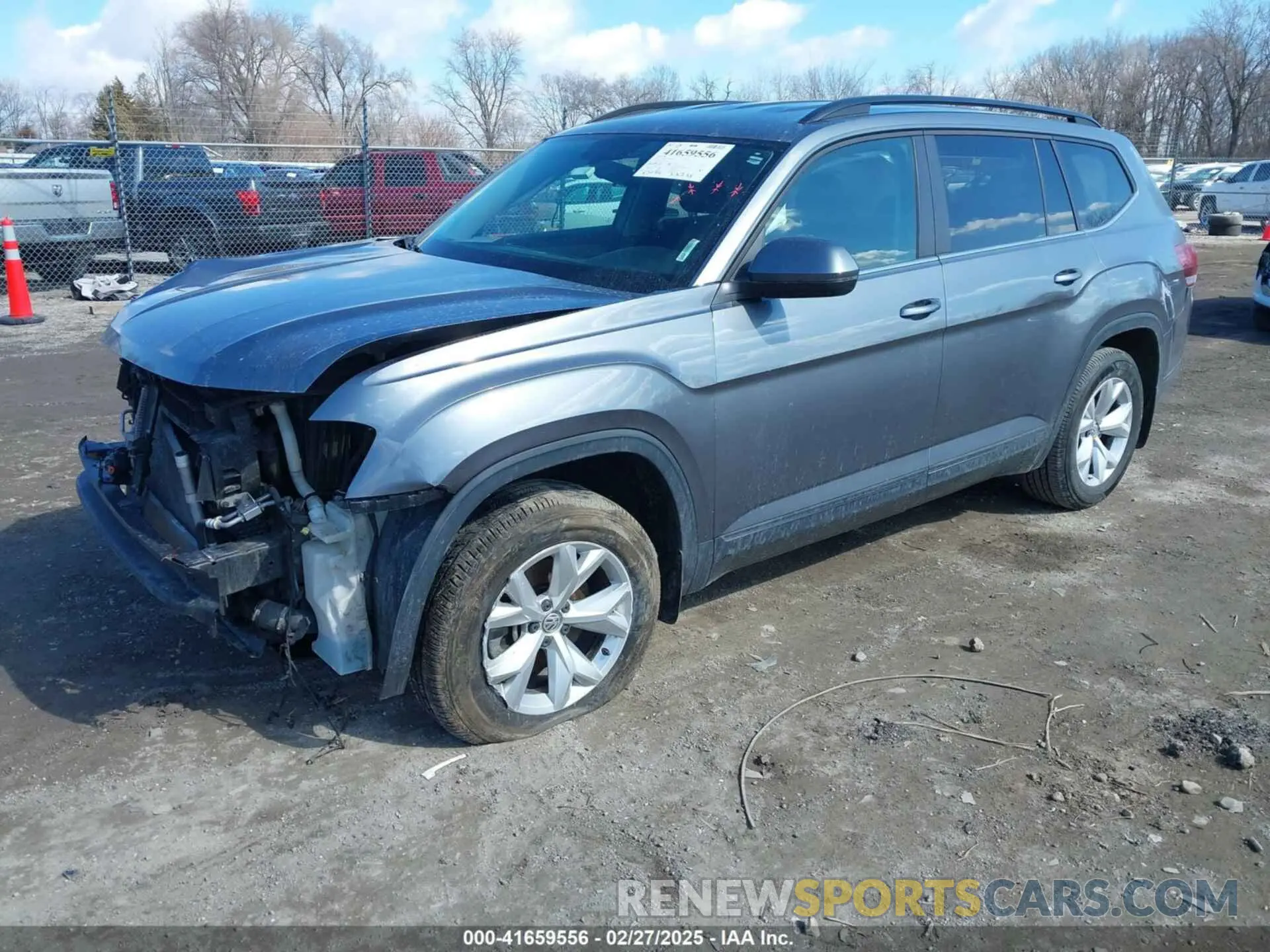 2 Photograph of a damaged car 1V2AP2CA0LC501536 VOLKSWAGEN ATLAS 2020