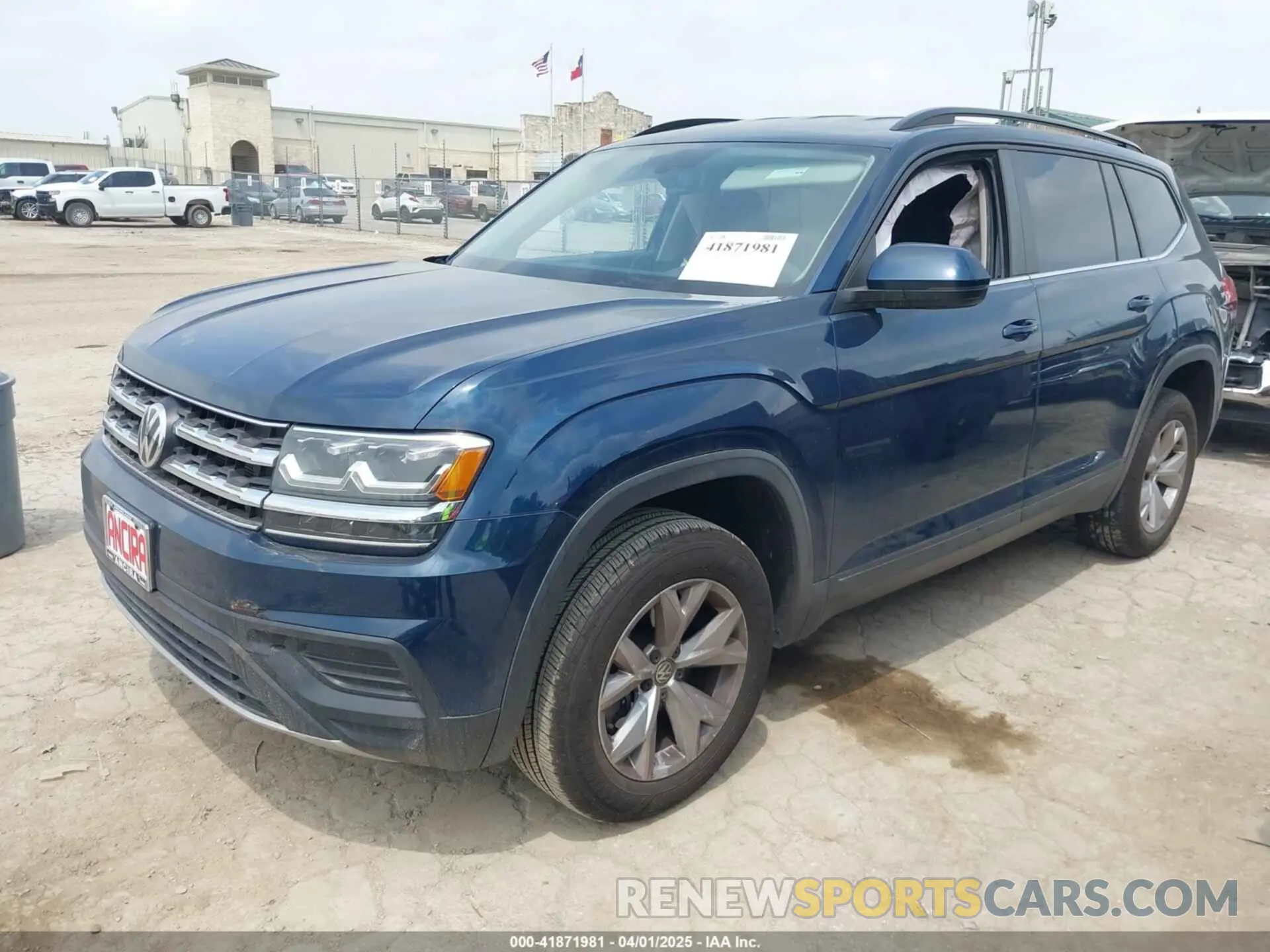 2 Фотография поврежденного автомобиля 1V2AP2CA9LC500661 VOLKSWAGEN ATLAS 2020