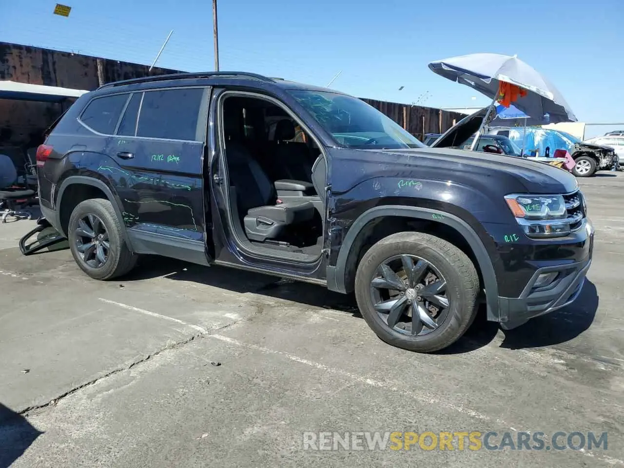 4 Фотография поврежденного автомобиля 1V2DP2CAXLC500097 VOLKSWAGEN ATLAS 2020