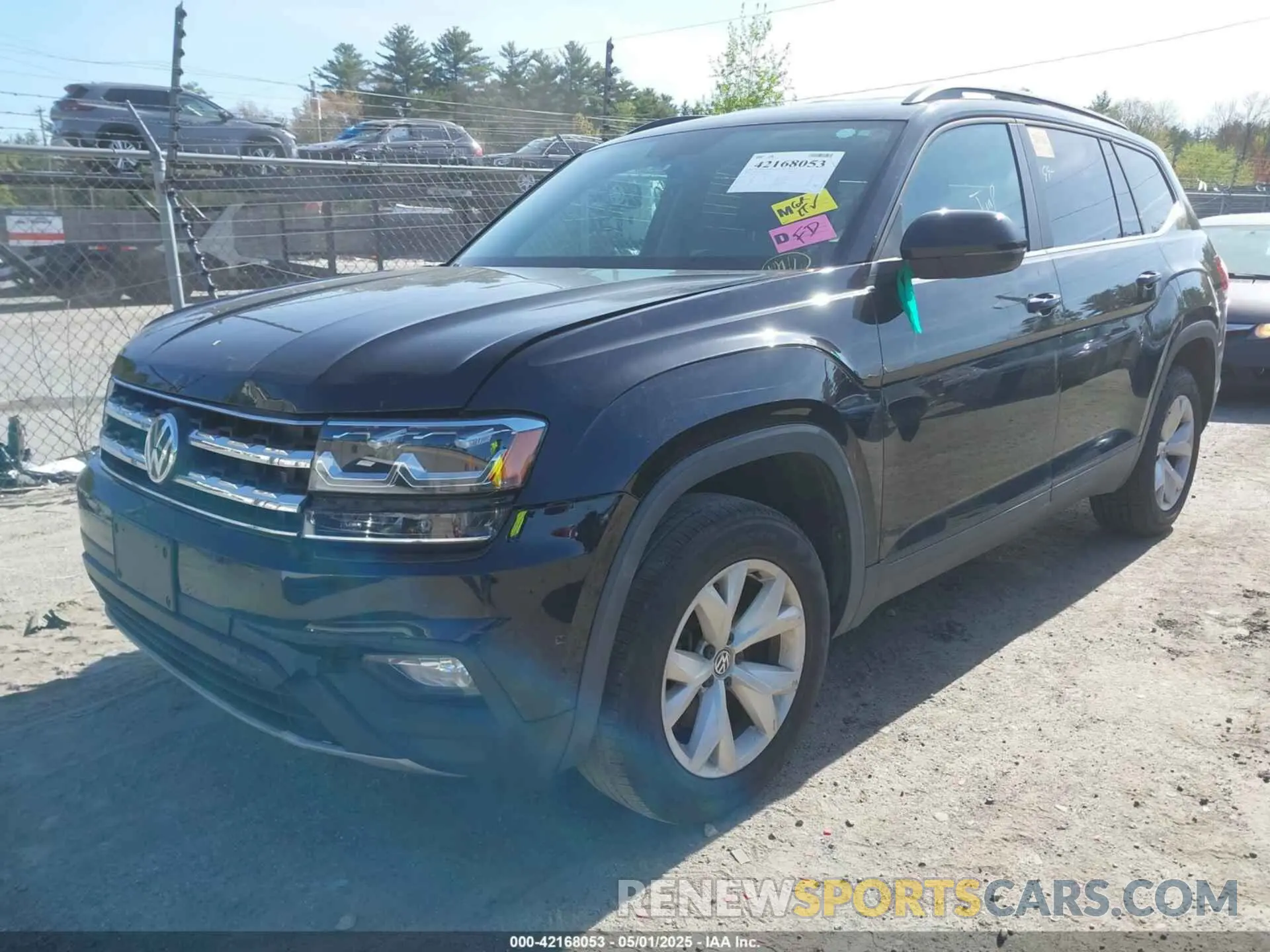 2 Фотография поврежденного автомобиля 1V2DP2CAXLC500309 VOLKSWAGEN ATLAS 2020