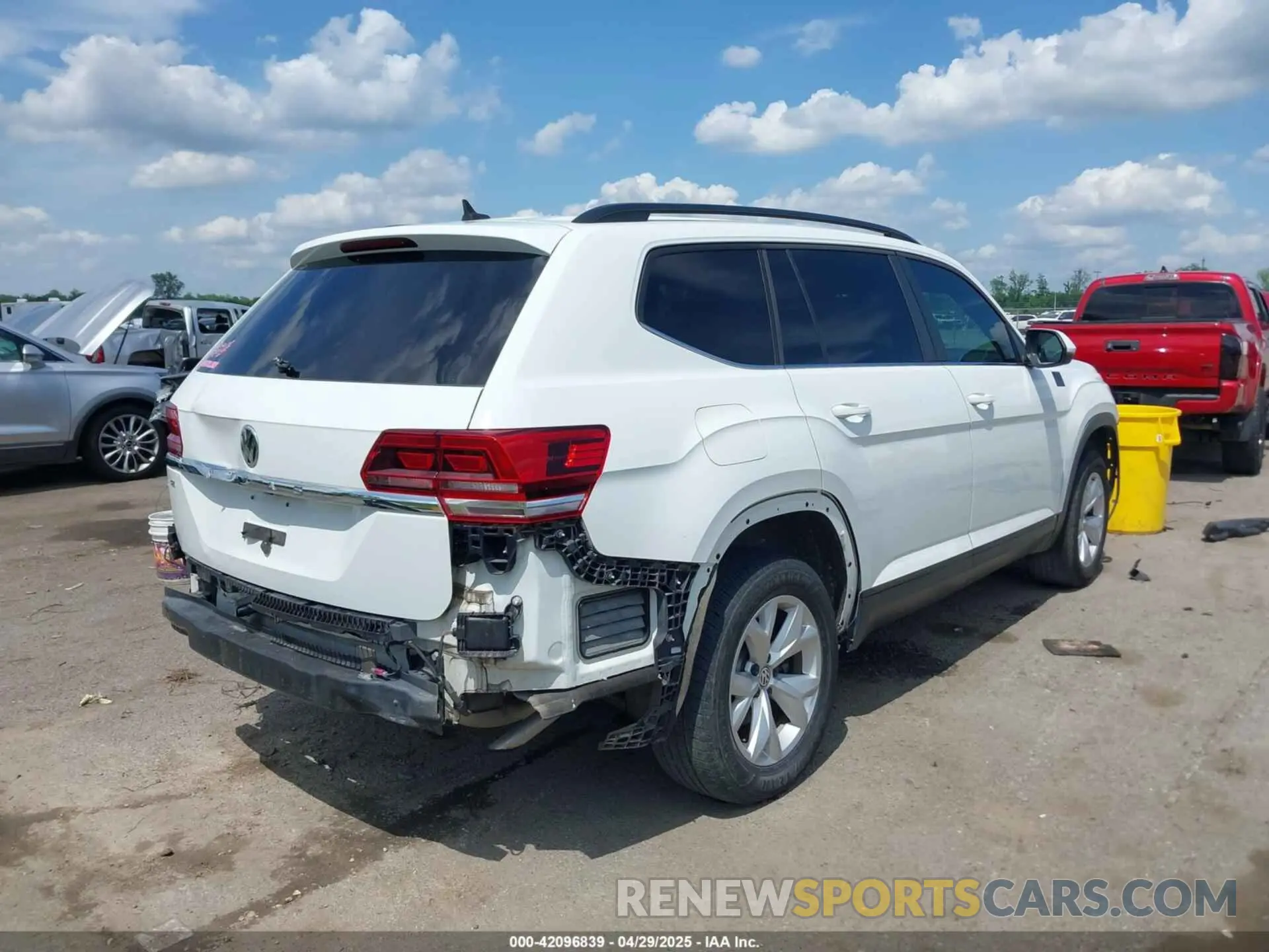 4 Фотография поврежденного автомобиля 1V2DP2CAXLC500407 VOLKSWAGEN ATLAS 2020