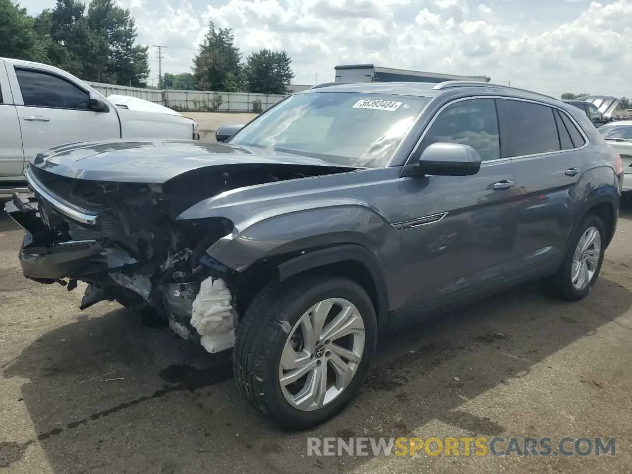 1 Photograph of a damaged car 1V2ME2CA7LC216108 VOLKSWAGEN ATLAS 2020