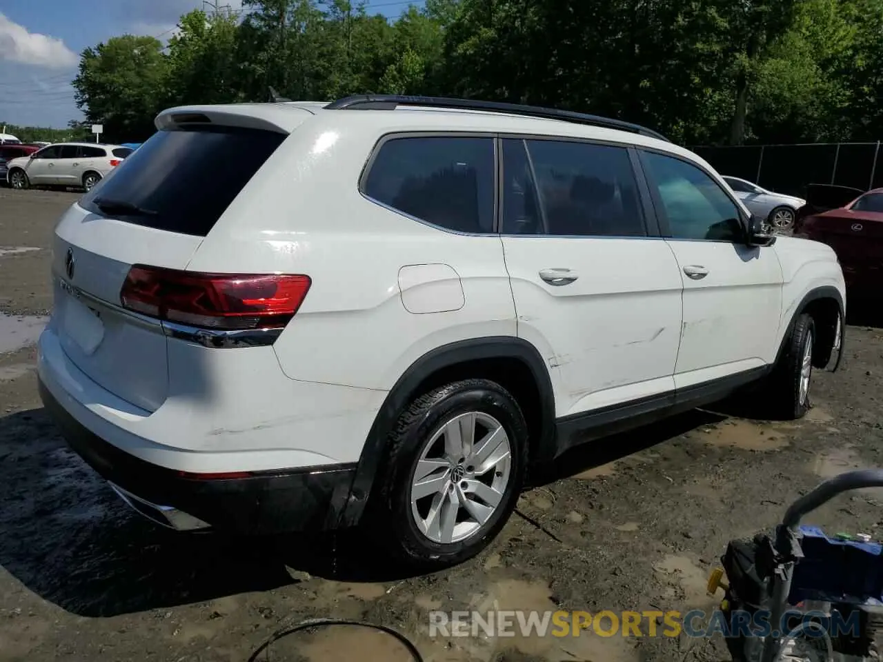 3 Фотография поврежденного автомобиля 1V2AP2CA2MC603681 VOLKSWAGEN ATLAS 2021