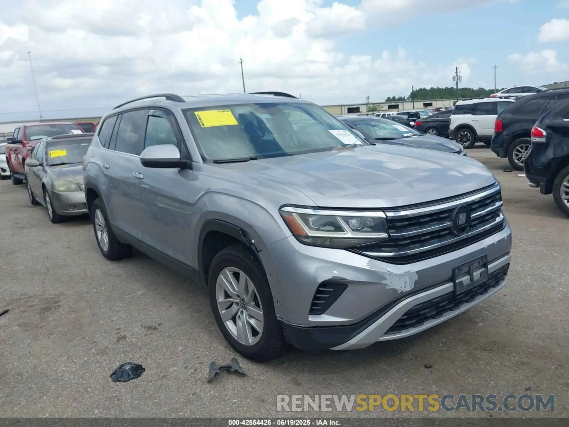 1 Фотография поврежденного автомобиля 1V2AP2CA8MC505285 VOLKSWAGEN ATLAS 2021
