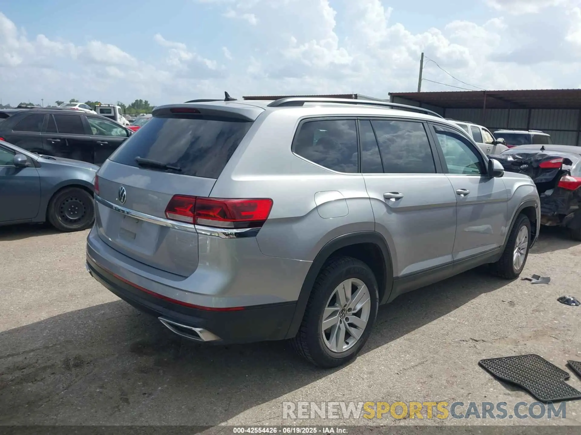 4 Фотография поврежденного автомобиля 1V2AP2CA8MC505285 VOLKSWAGEN ATLAS 2021