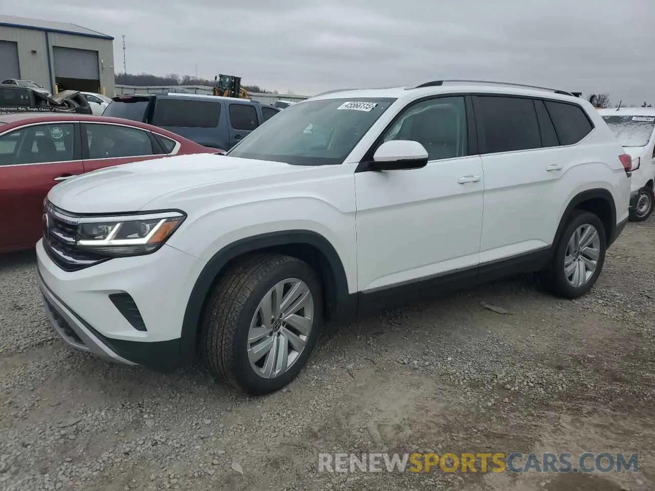 1 Photograph of a damaged car 1V2BR2CA2MC595550 VOLKSWAGEN ATLAS 2021