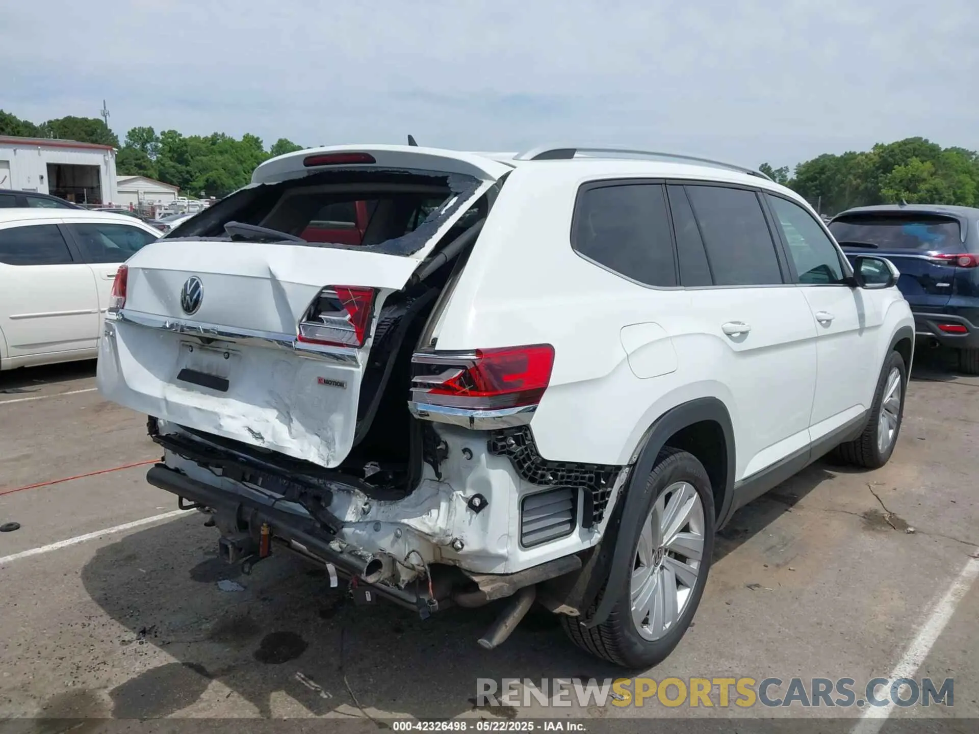 4 Фотография поврежденного автомобиля 1V2BR2CA4MC541523 VOLKSWAGEN ATLAS 2021