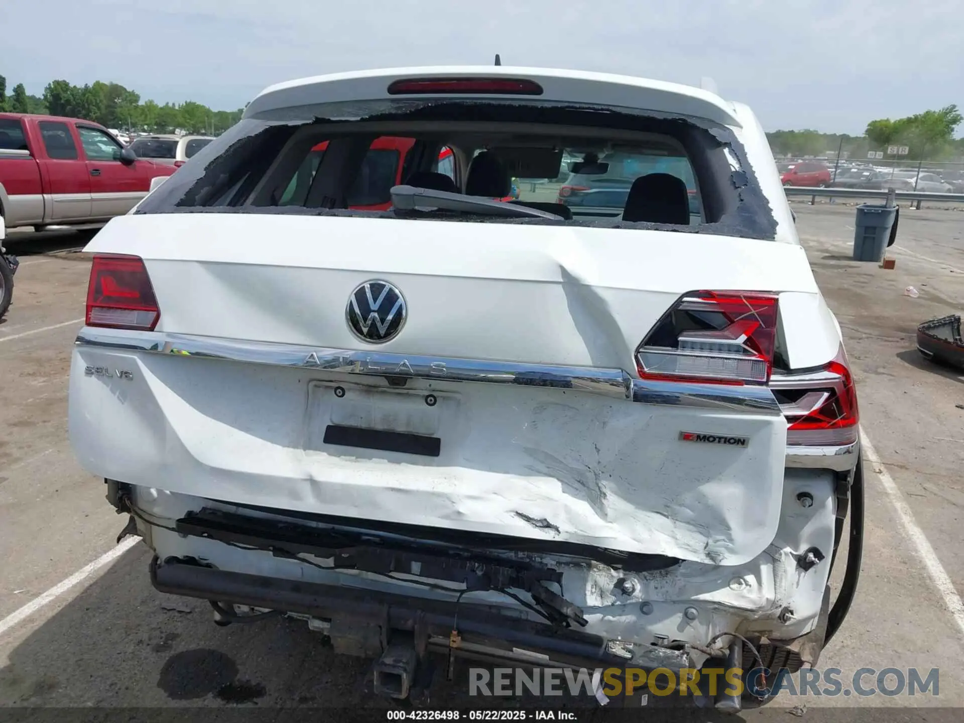 6 Фотография поврежденного автомобиля 1V2BR2CA4MC541523 VOLKSWAGEN ATLAS 2021
