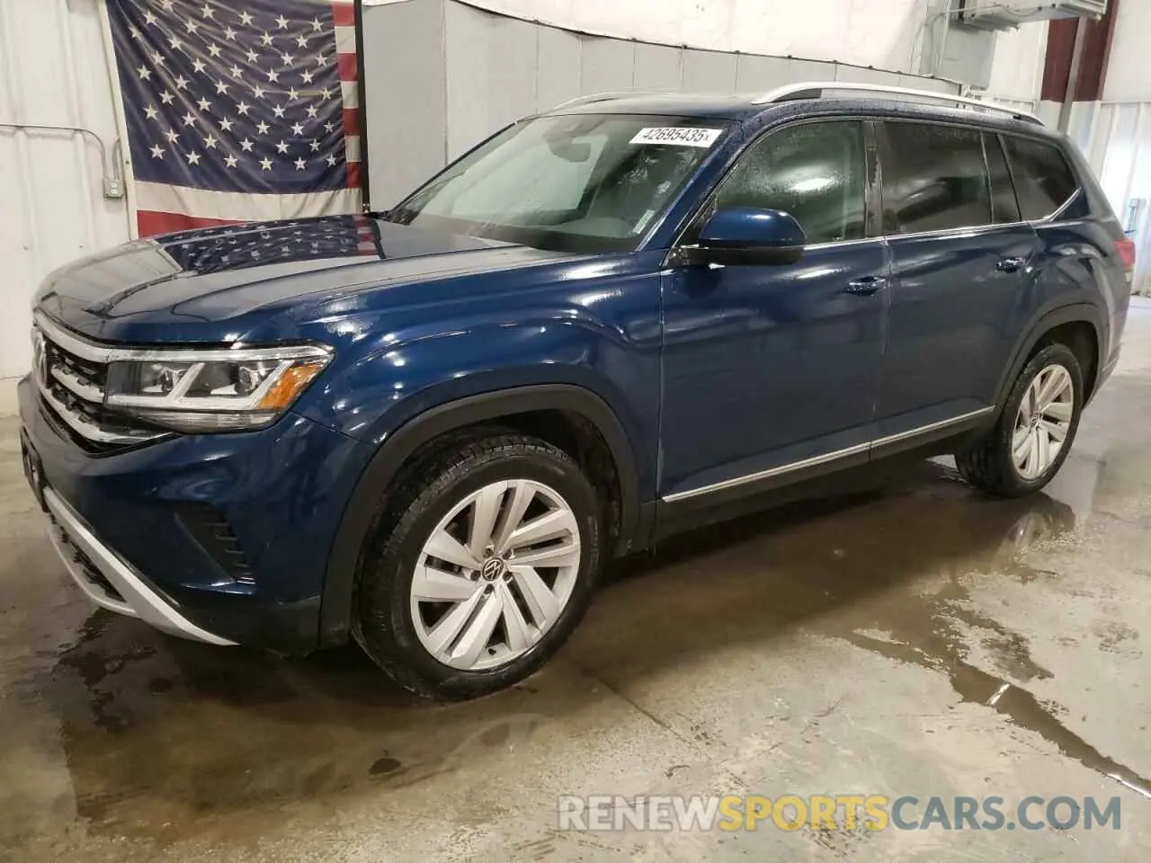 1 Photograph of a damaged car 1V2BR2CA6MC520253 VOLKSWAGEN ATLAS 2021