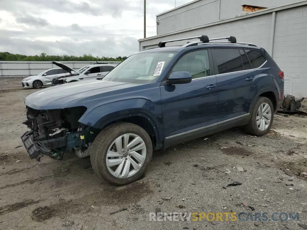 1 Photograph of a damaged car 1V2BR2CA8MC576209 VOLKSWAGEN ATLAS 2021
