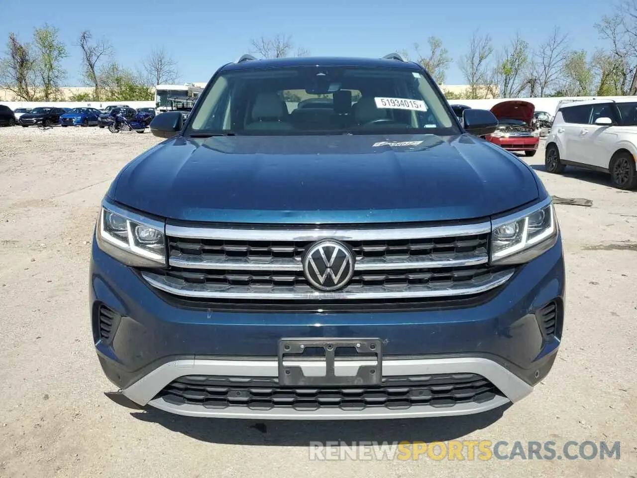 5 Photograph of a damaged car 1V2BR2CAXMC593450 VOLKSWAGEN ATLAS 2021