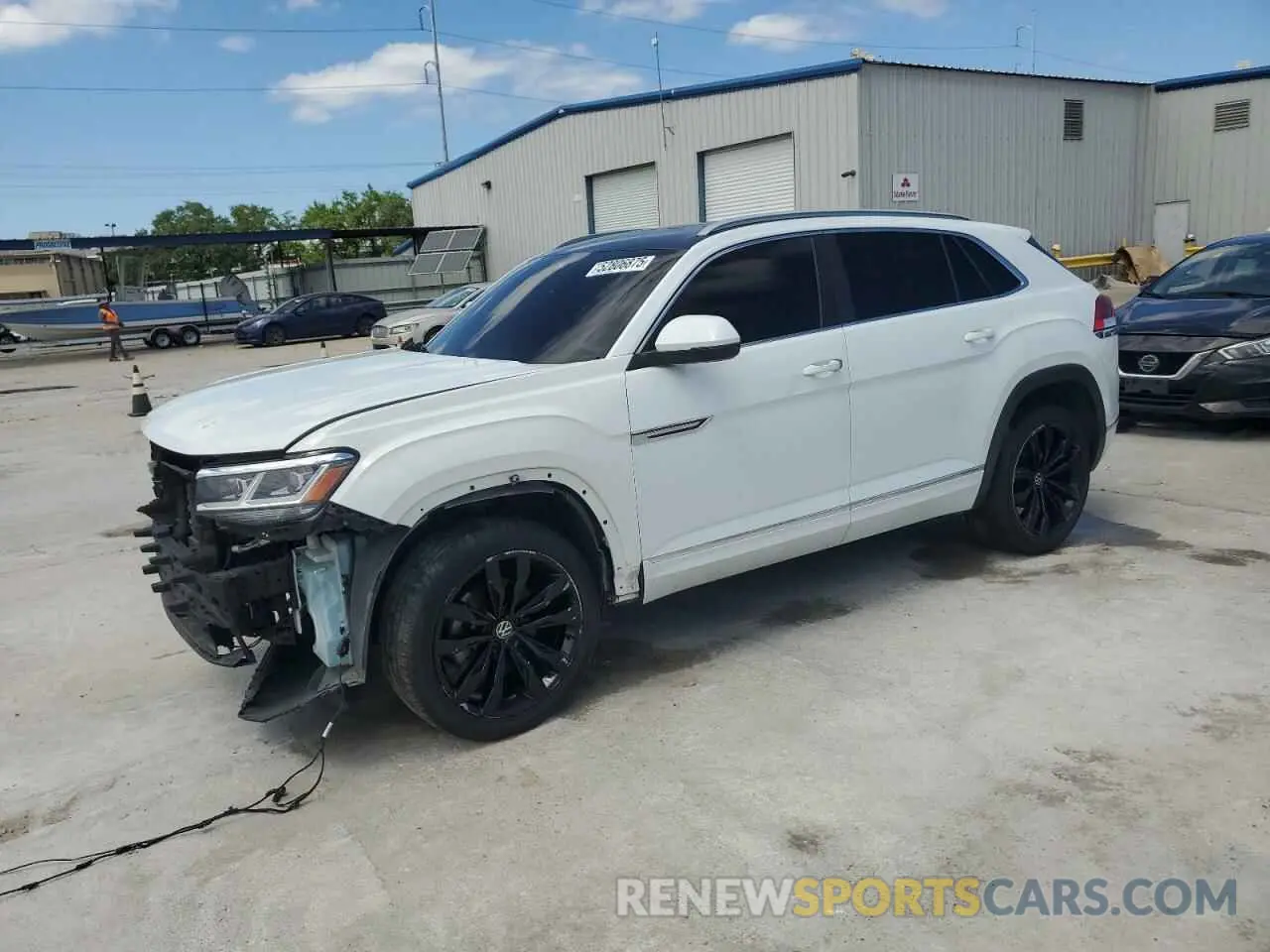 1 Photograph of a damaged car 1V2CE2CA9MC221744 VOLKSWAGEN ATLAS 2021